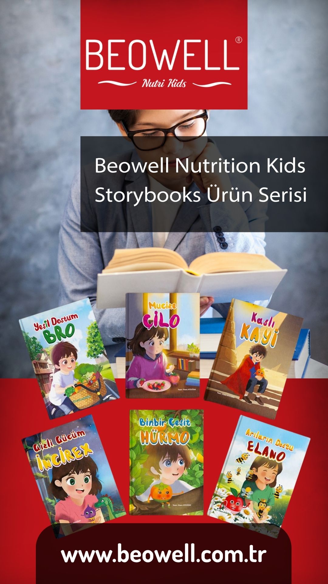 Beowell Nutri Kids Story Books Ürün Serisi